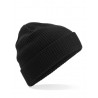 Czapka zimowa z bawełny organicznej - mod. B50:Black, 100% bawełna, One Size
